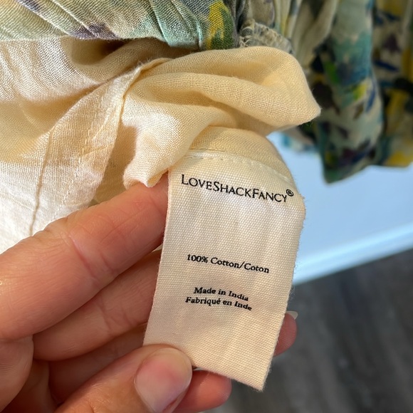 LoveShackFancy Capri Midi Dress Acai
Berry Blue Floral Summer M - Picture 13 of 14